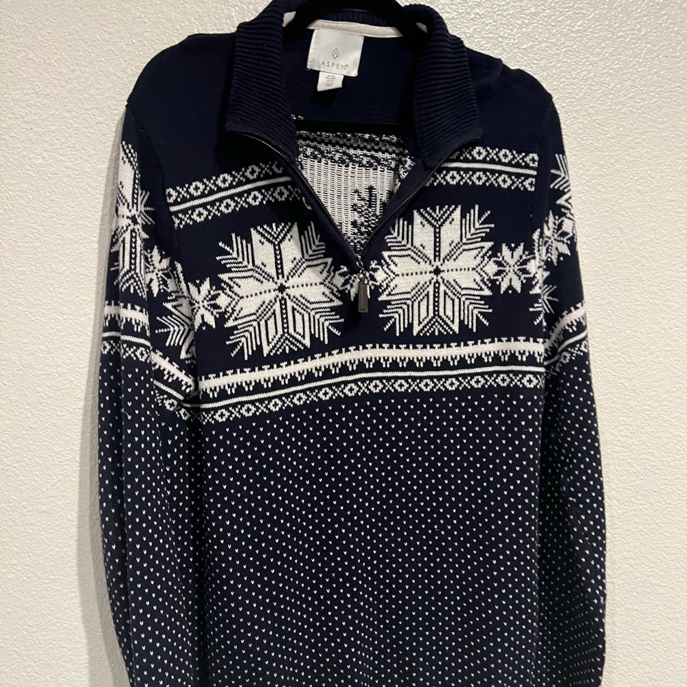 Men Aspen‎ Snowflake Sweater,